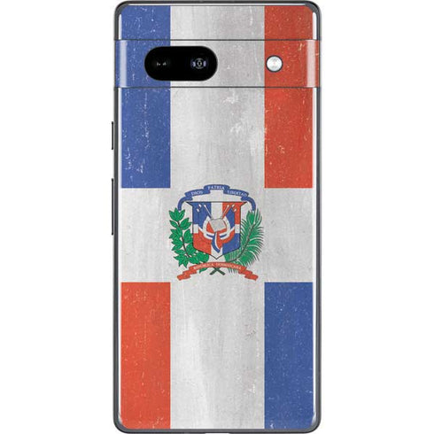 Dominican Republic Flag Faded Google Pixel 7a Skin